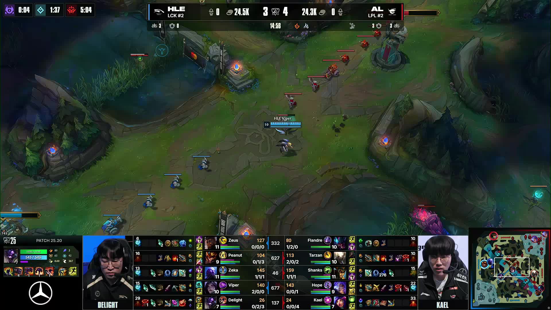 17岁的AD对阵 Ruler ，但惨遭击败！ Kiin Alola在底部支援， Generation Gaming 在巨大的劣势下反击获胜